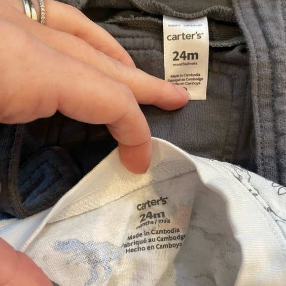 Toddler boy dinosaur shortalls set - Picture 8 of 8